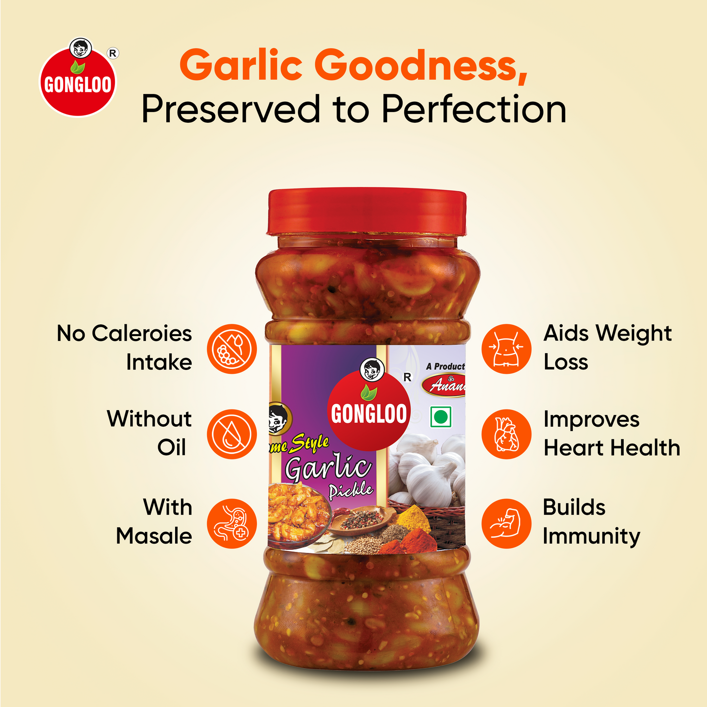 Garlic Pickle – Authentic Pickle from Traditional Recipe | Gongloo