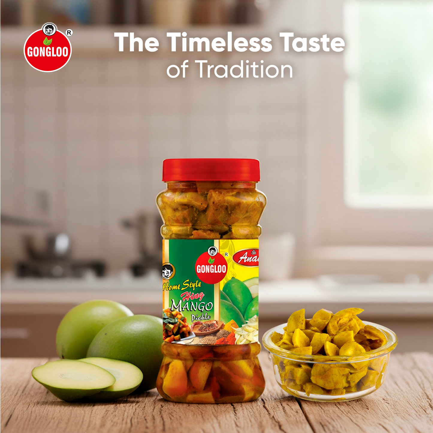 Mango Hing Pickle Sun-Dried & Made with Organic Ingredients