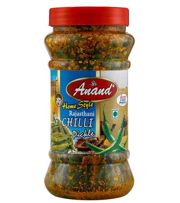 Red Chilli Pickle (400 gm) + Rajasthani Green Chilli Pickle (300 gm)- Spice Lovers Pack | Gongloo