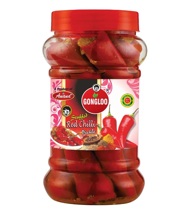 Bold and Spicy Combo – Garlic Pickle (400 gm) + Red Chilli Pickle (400 gm) | Gongloo