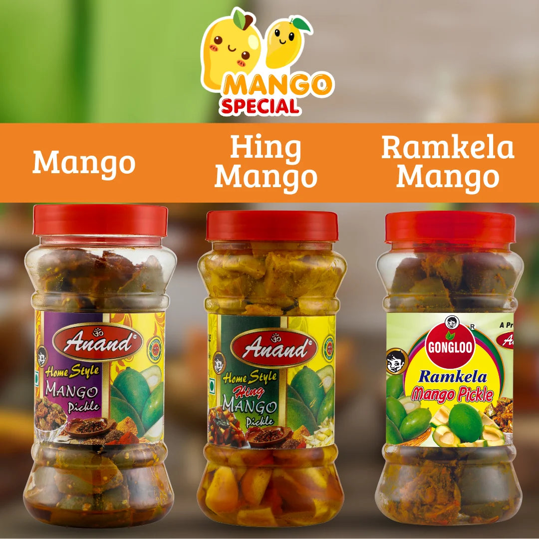 All Mango Combo – A Perfect Blend of Traditional Mango Pickles & Chutneys | Gongloo