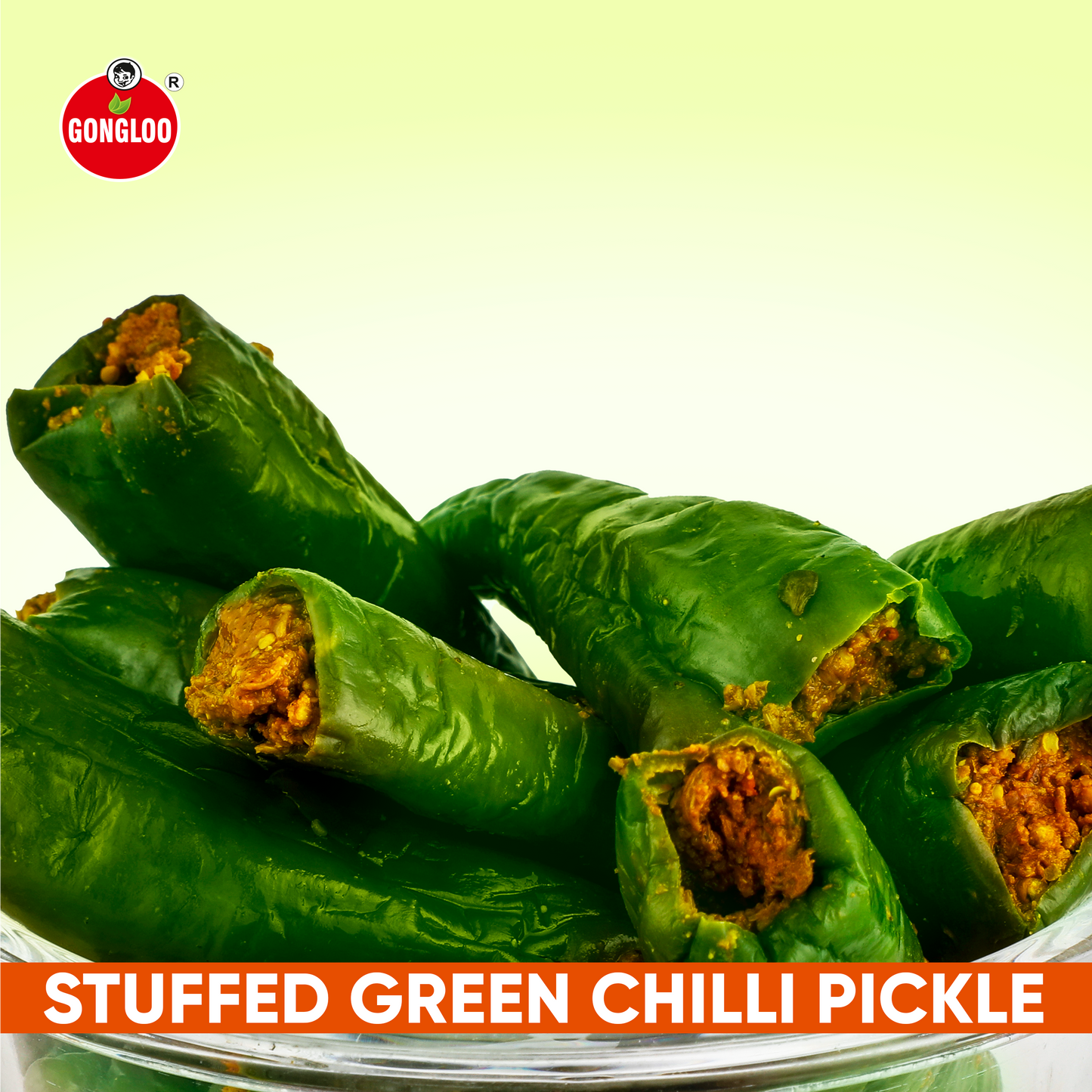 Green Chilli (Stuff) Pickle Handcrafted Pickle with Pure Spices