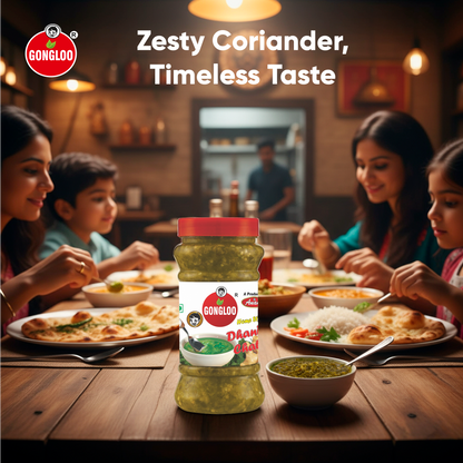 Homemade Dhaniya Chutney – Tangy, Fresh & Preservative-Free | Gongloo