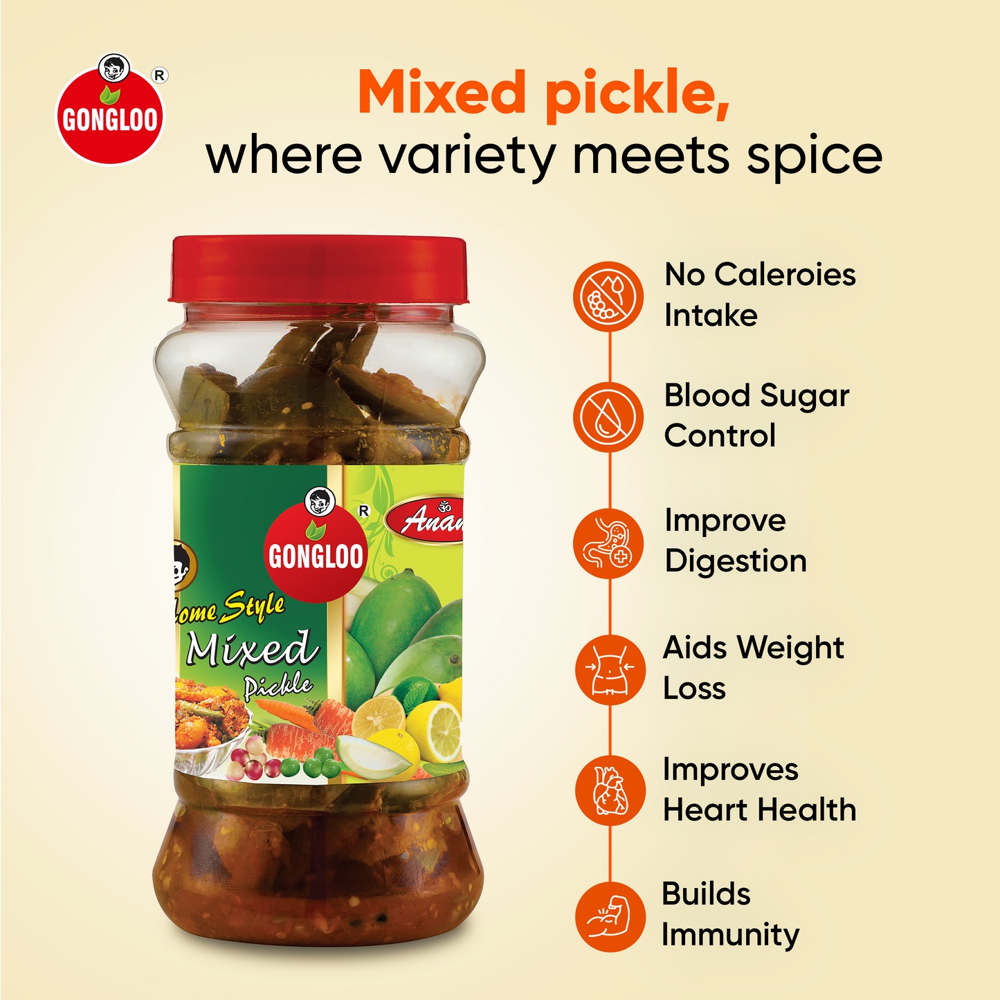 Mixed Pickle Handcrafted Pickle with Pure Spices