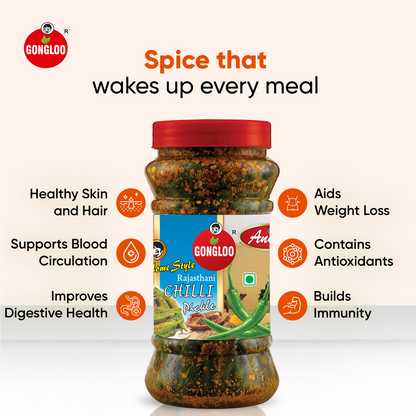 Rajasthani Chilli Pickle – Authentic Pickle from Traditional Recipe | Gongloo