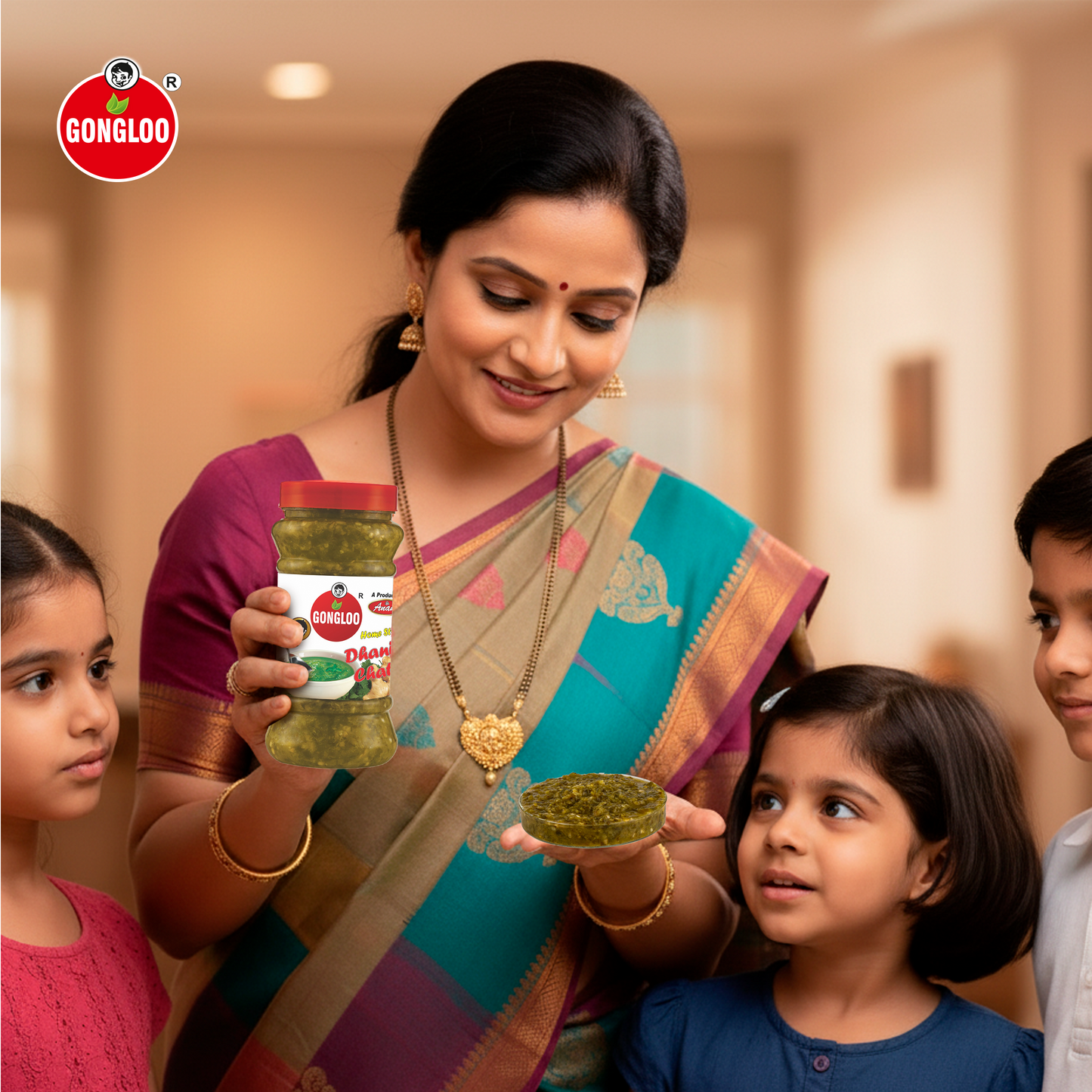 Homemade Dhaniya Chutney – Tangy, Fresh & Preservative-Free | Gongloo