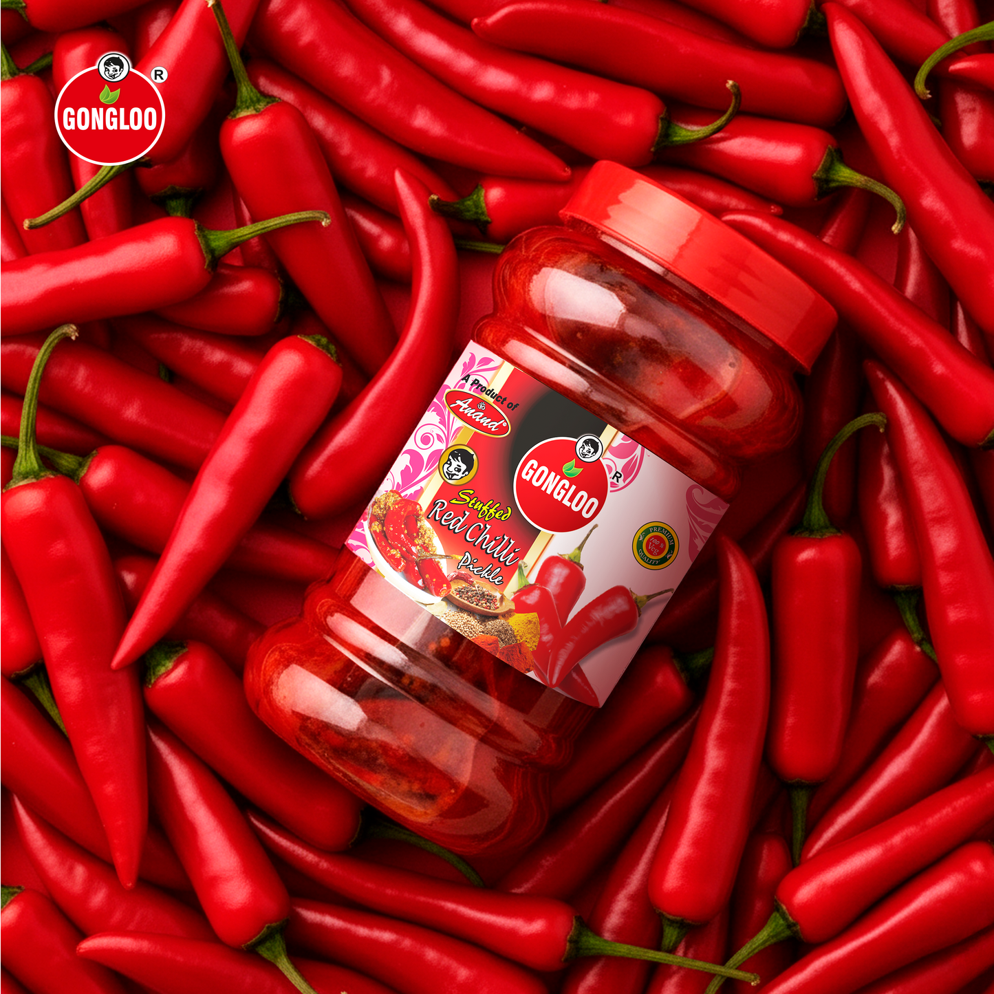 Red Chilli (Stuff) Pickle – Homemade Pickle with Grandma’s Touch | Gongloo
