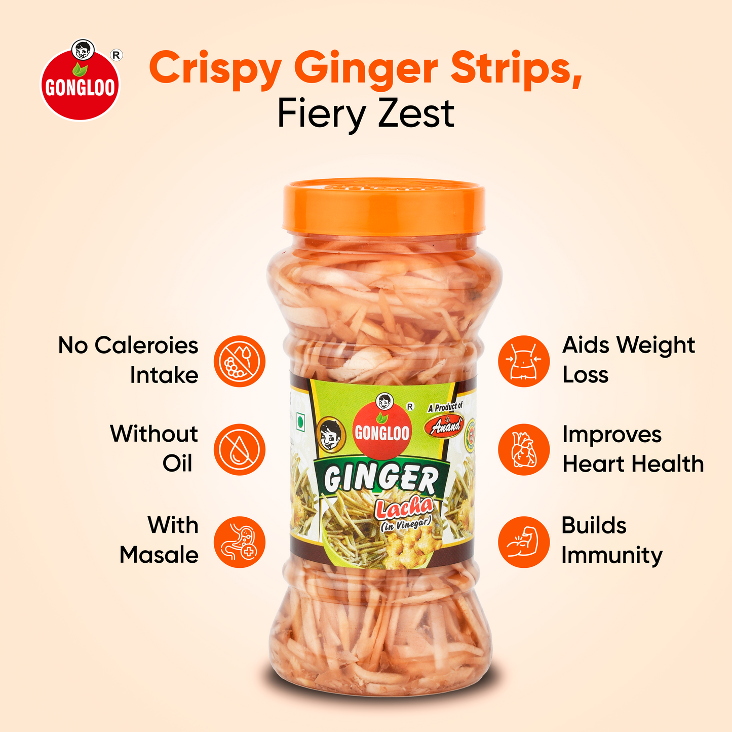 Ginger Laccha – Authentic Vinegar from Traditional Recipe | Gongloo