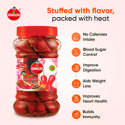 Red Chilli (Stuff) Pickle – Homemade Pickle with Grandma’s Touch | Gongloo